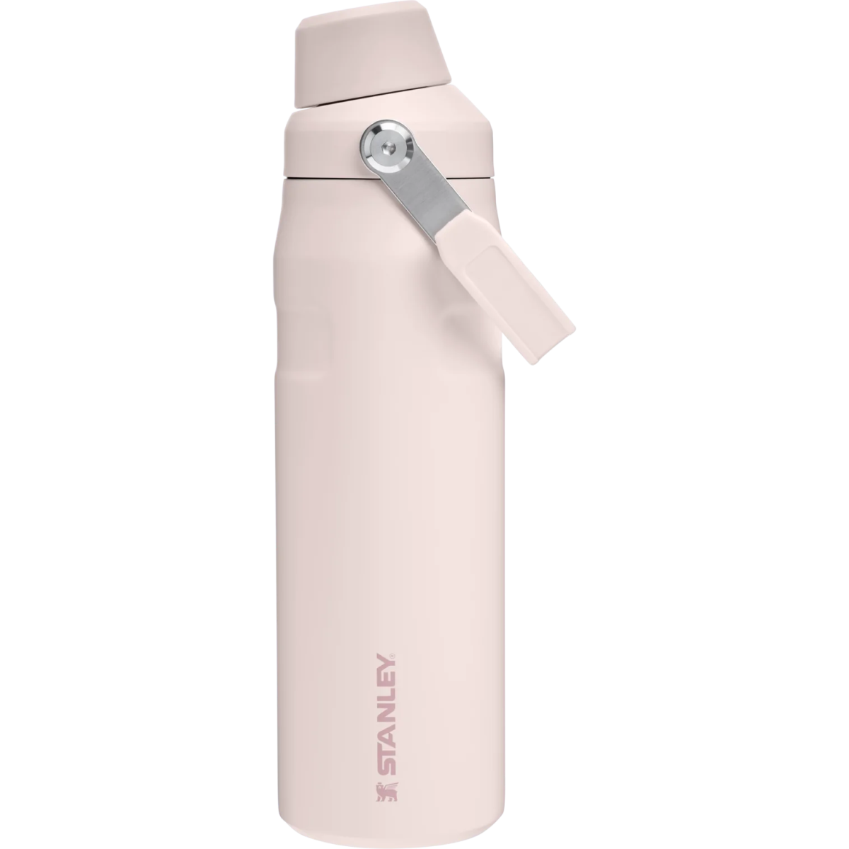 Stanley THE ICEFLOW™ Fast Flow Bottle 0.71L with clear design, spill-proof lid, and ergonomic grip for easy use.