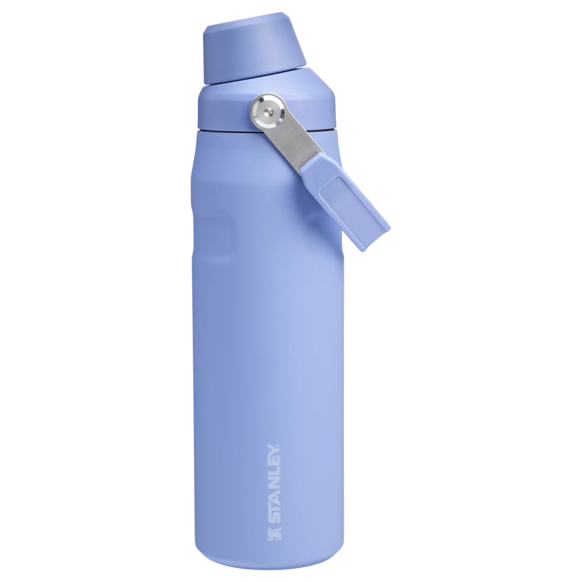 Stanley THE ICEFLOW™ Fast Flow Bottle 0.71L with a clear, durable water bottle featuring a fast-flow spout and ergonomic design.