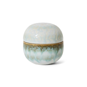 70s Ceramics Sugar Pot - Petal