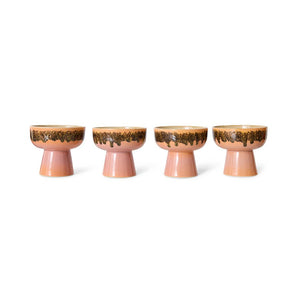 70s Ceramics: Tapas Bowl on Base - Lush