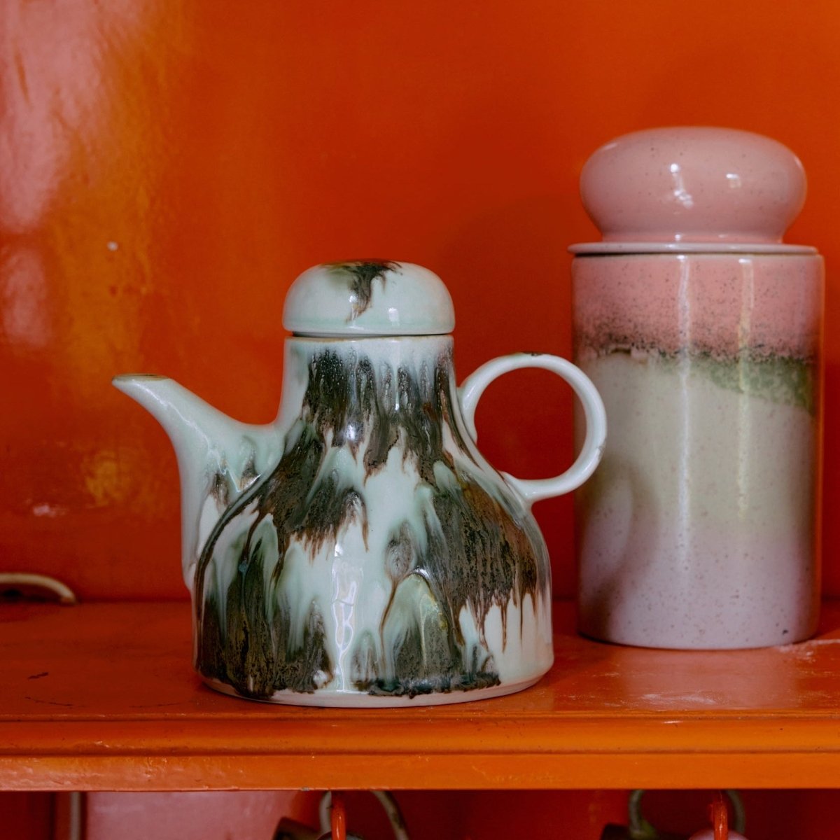 70s Ceramics Coffee Pot - Tide