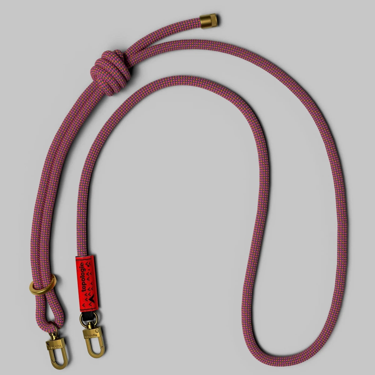 Topologie bag with 8.0mm rope strap in black, showing the durable strap detail on a stylish handbag.