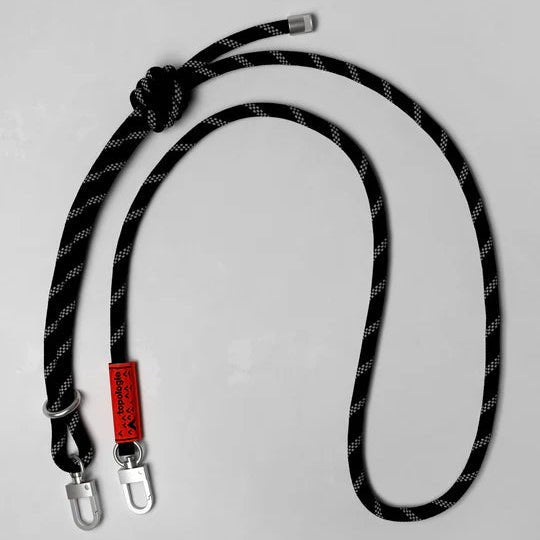 Topologie bag with 8.0mm rope strap, showcasing durable, stylish strap detail on a versatile bag.