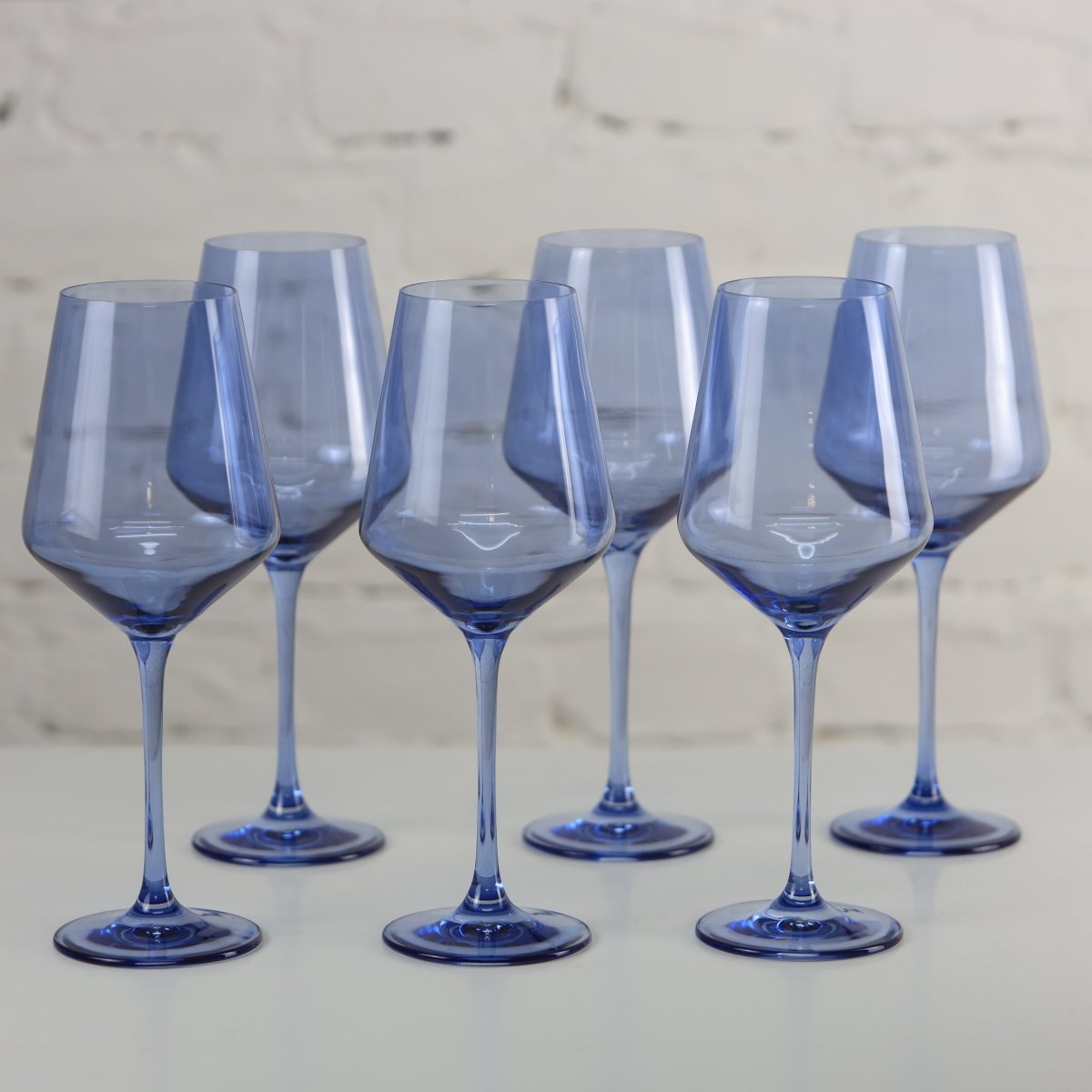 Farbiges Weinglas, Celadon, 6er Set, Ufer Glassware