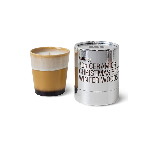 70s Ceramics Christmas Special Candle - Winter Woods