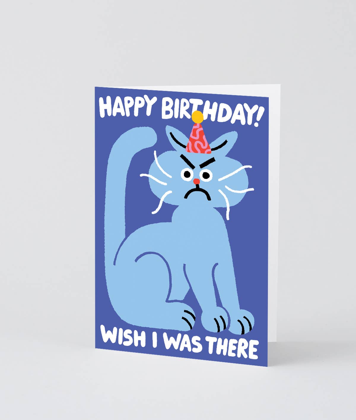 'Happy Birthday Wish I Was There' Greetings Card