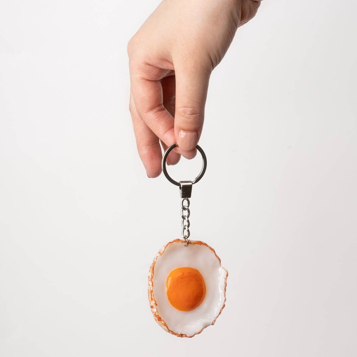 Spiegelei Schlüsselanhänger