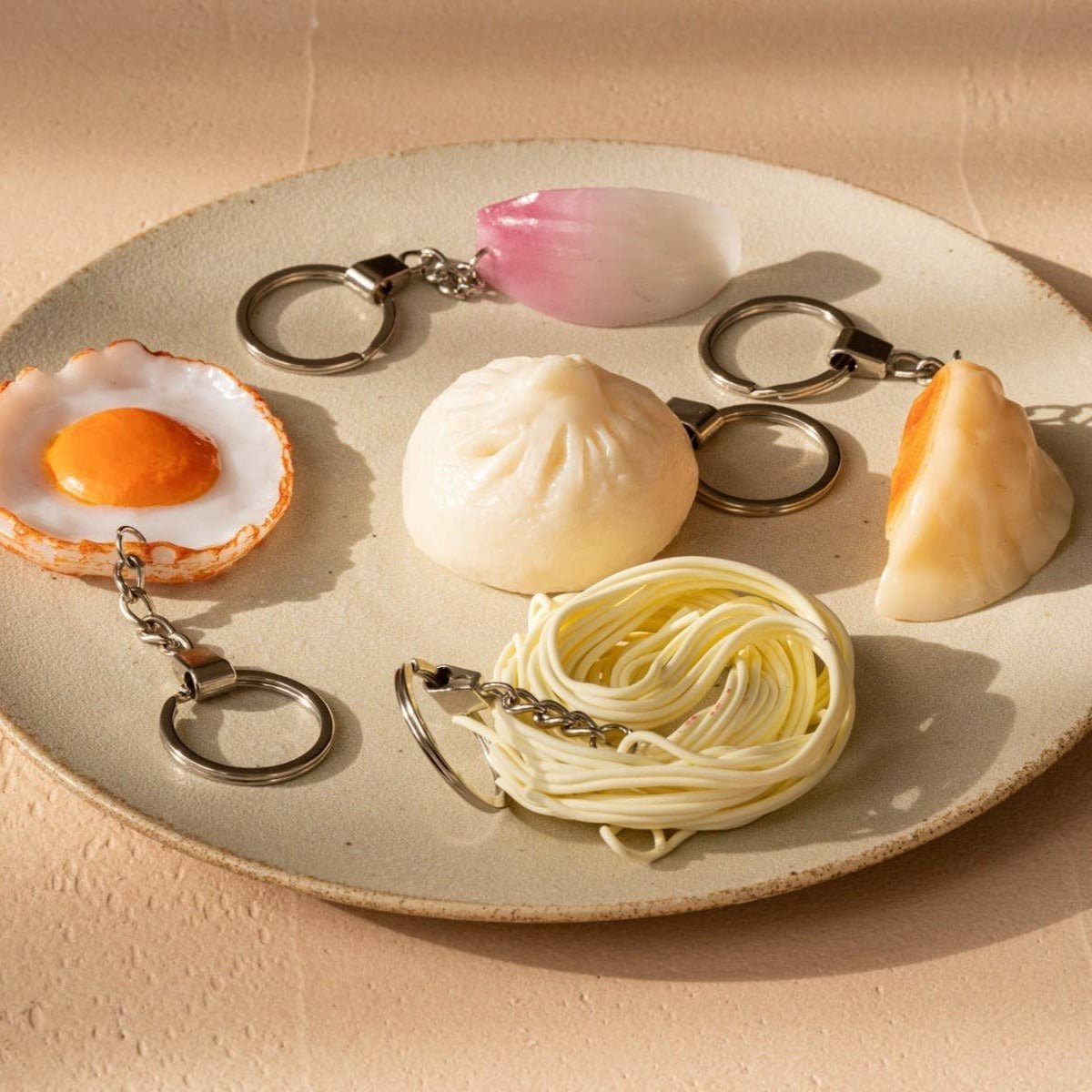 Spiegelei Schlüsselanhänger