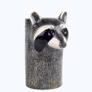 Raccoon Utensil Pot