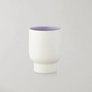 Cup (Set of Two) - Ivory/ Light Purple by Studio About