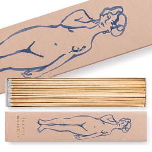 Nude Luxury Matches by Wanderlust Paper Co. Long Matchbox