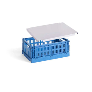 Colour Crate Set with Wheels and Lid
