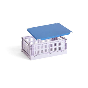 Colour Crate Set with Wheels and Lid