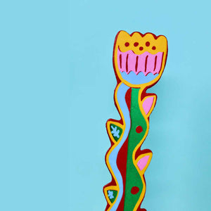 Tulip Blooming Lovely Bookmark: Red
