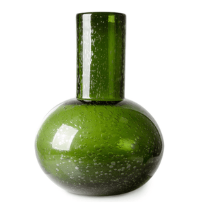 Vase Grün Glas