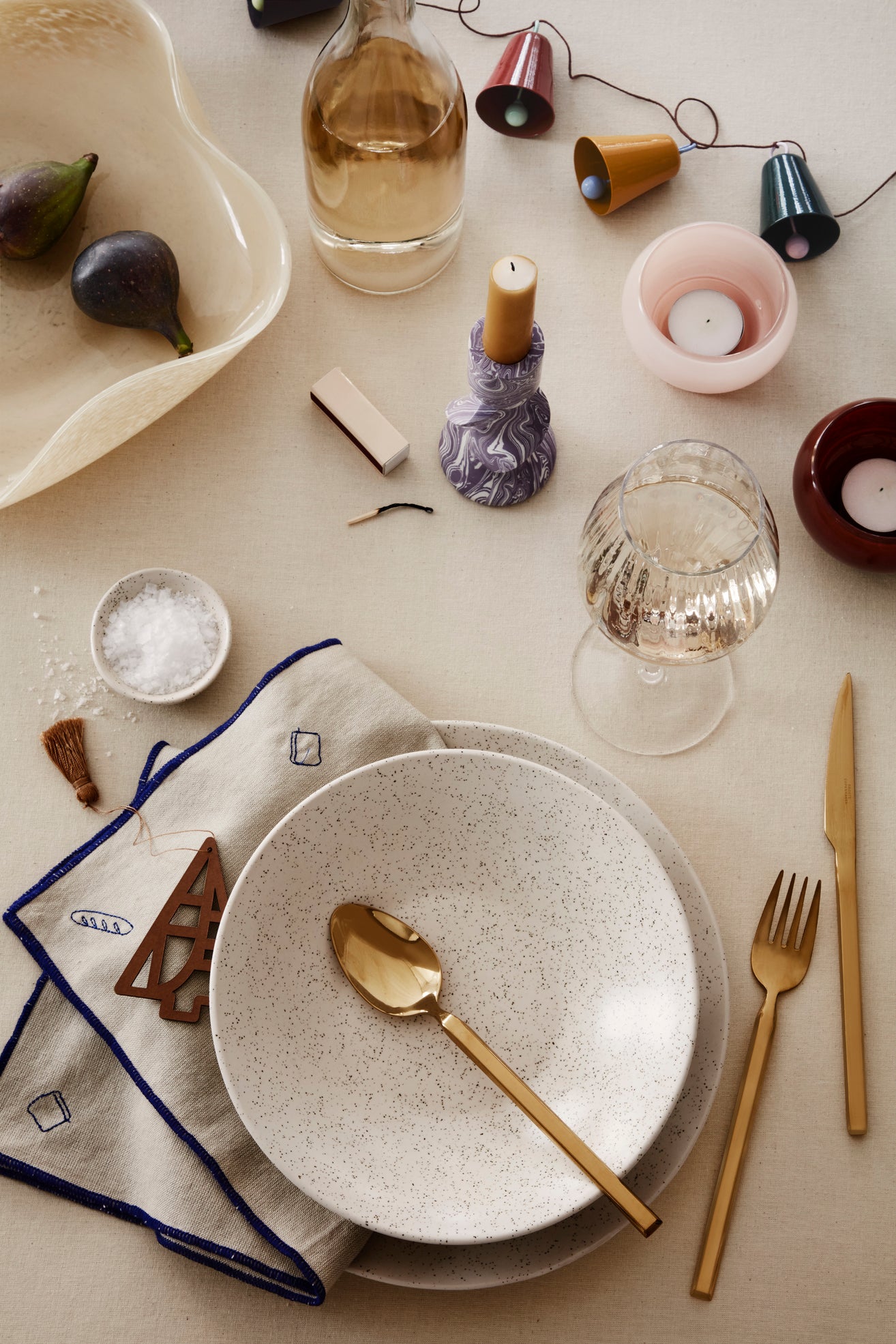 Deko Glocke - Waldgrün