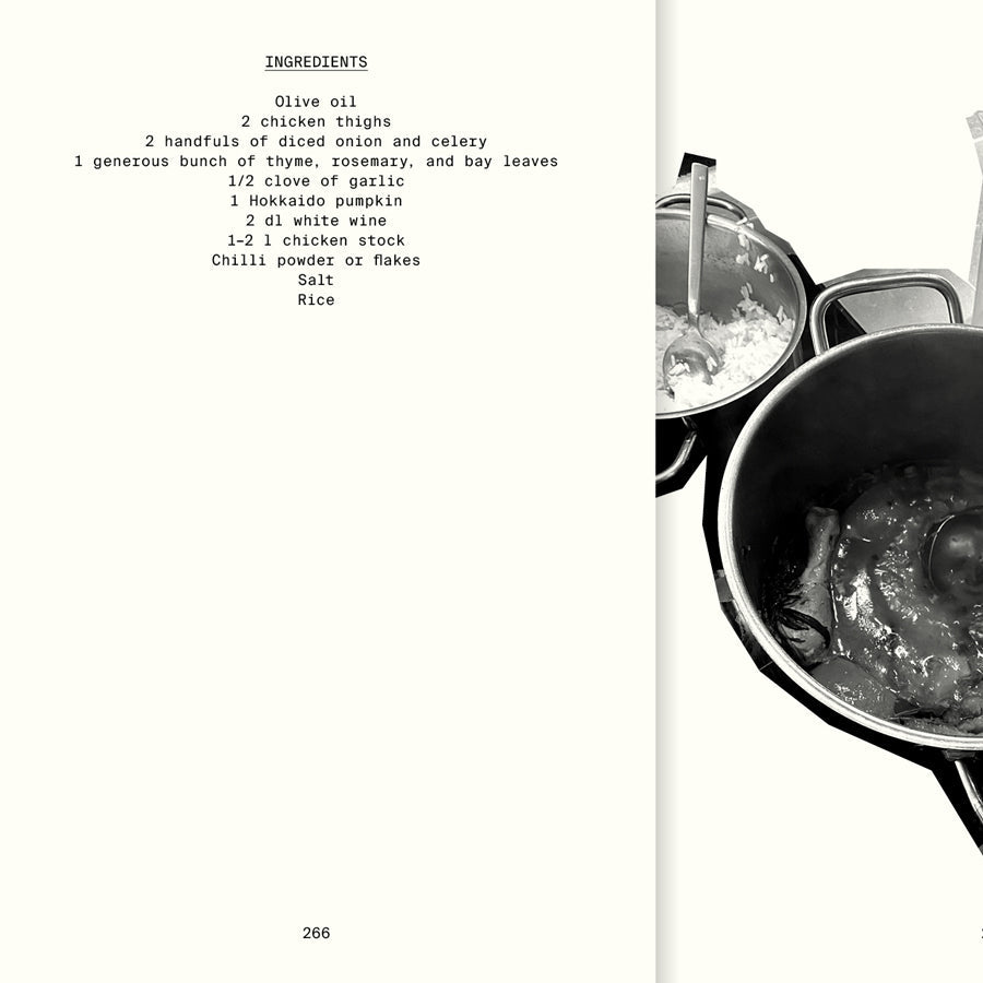 All the Stuff We Cooked book by Frederik Bille Brahe, featuring a cover with colorful food photography and the Apartamento branding.