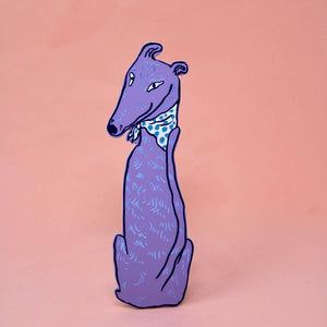 Dog Tails Bookmark: Dusty Pink