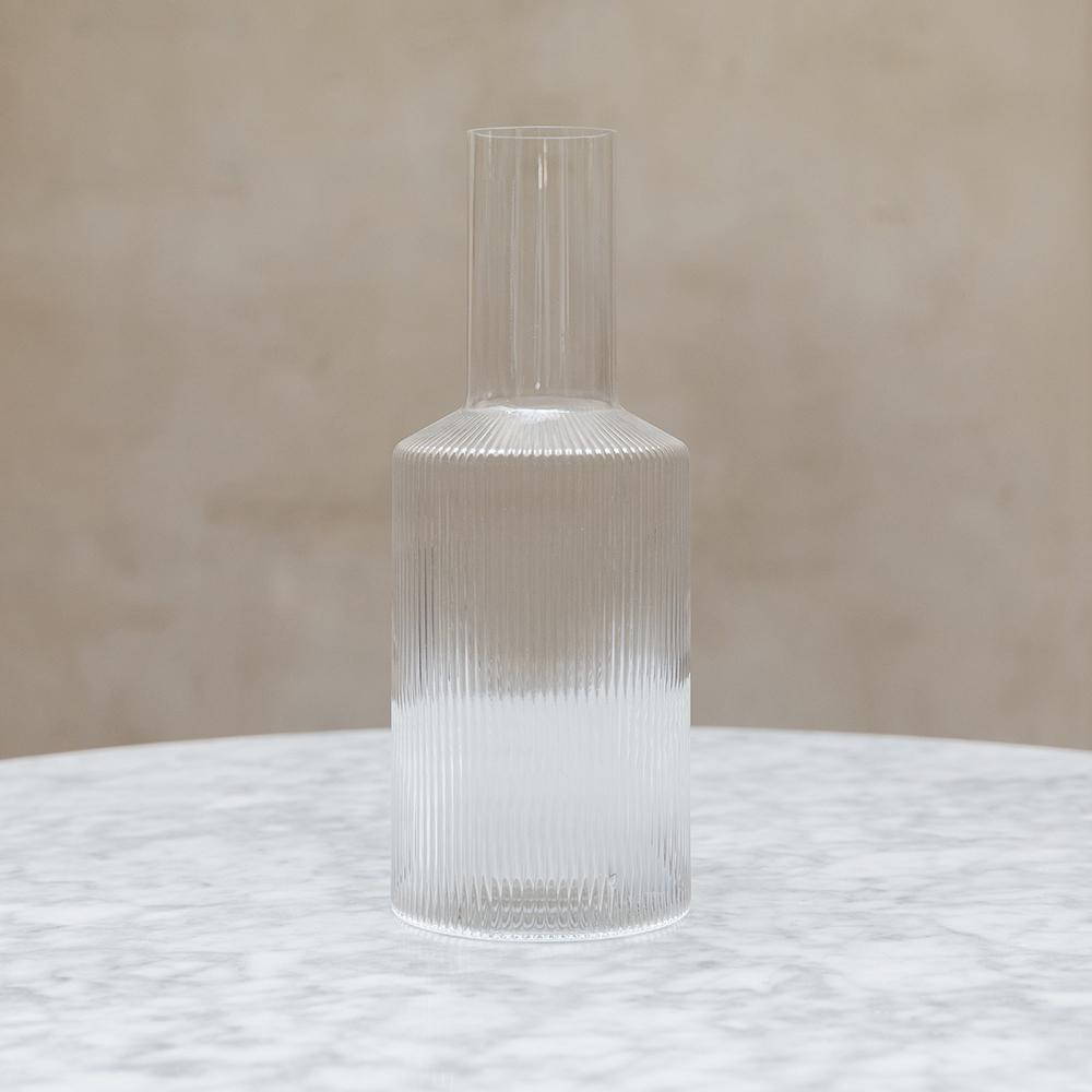 Ferm Living Ripple Carafe Clear