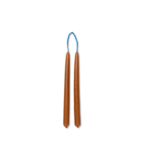 Mini Dipped Candles - Set of 8 - Rust