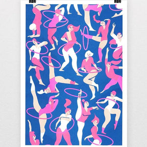 Risograph A3 Print - Virginie Morgand - Hoop