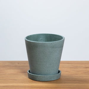 HAY Flowerpot & Saucer Green