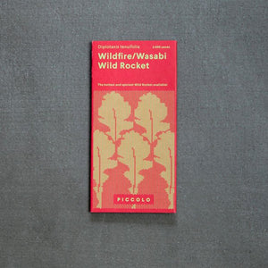 Wild Rocket Wildfire-Wasabi Rucola Seed Packet