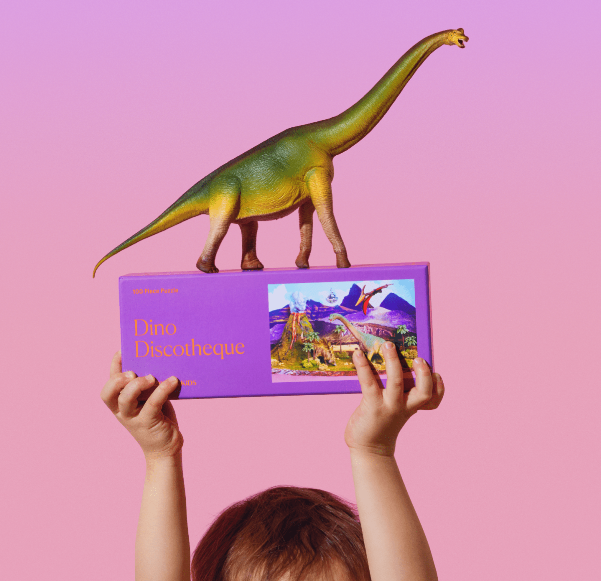 Dino Disco 100-Teile-Puzzle