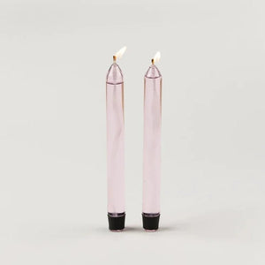 Glass Oil Candles, set of 2